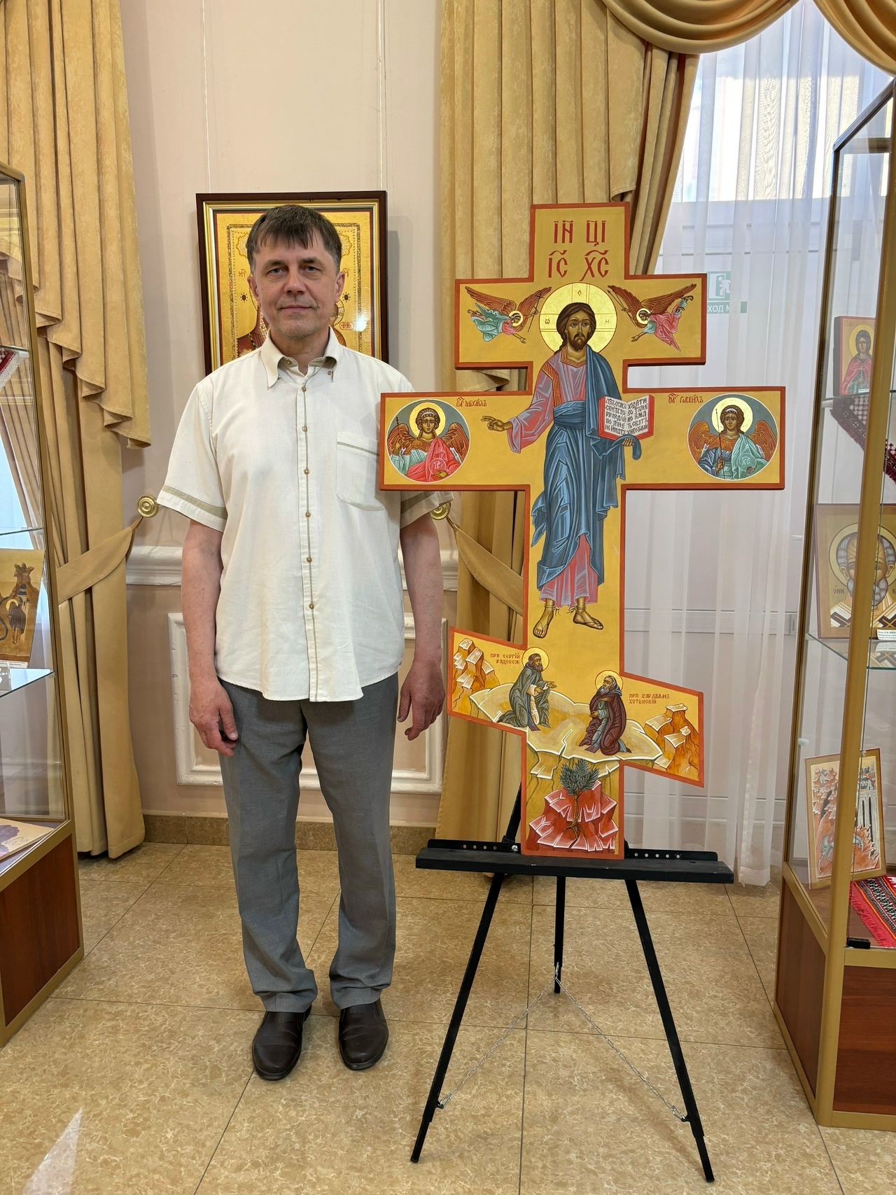 Духовное наследие в красках открытие выставки икон